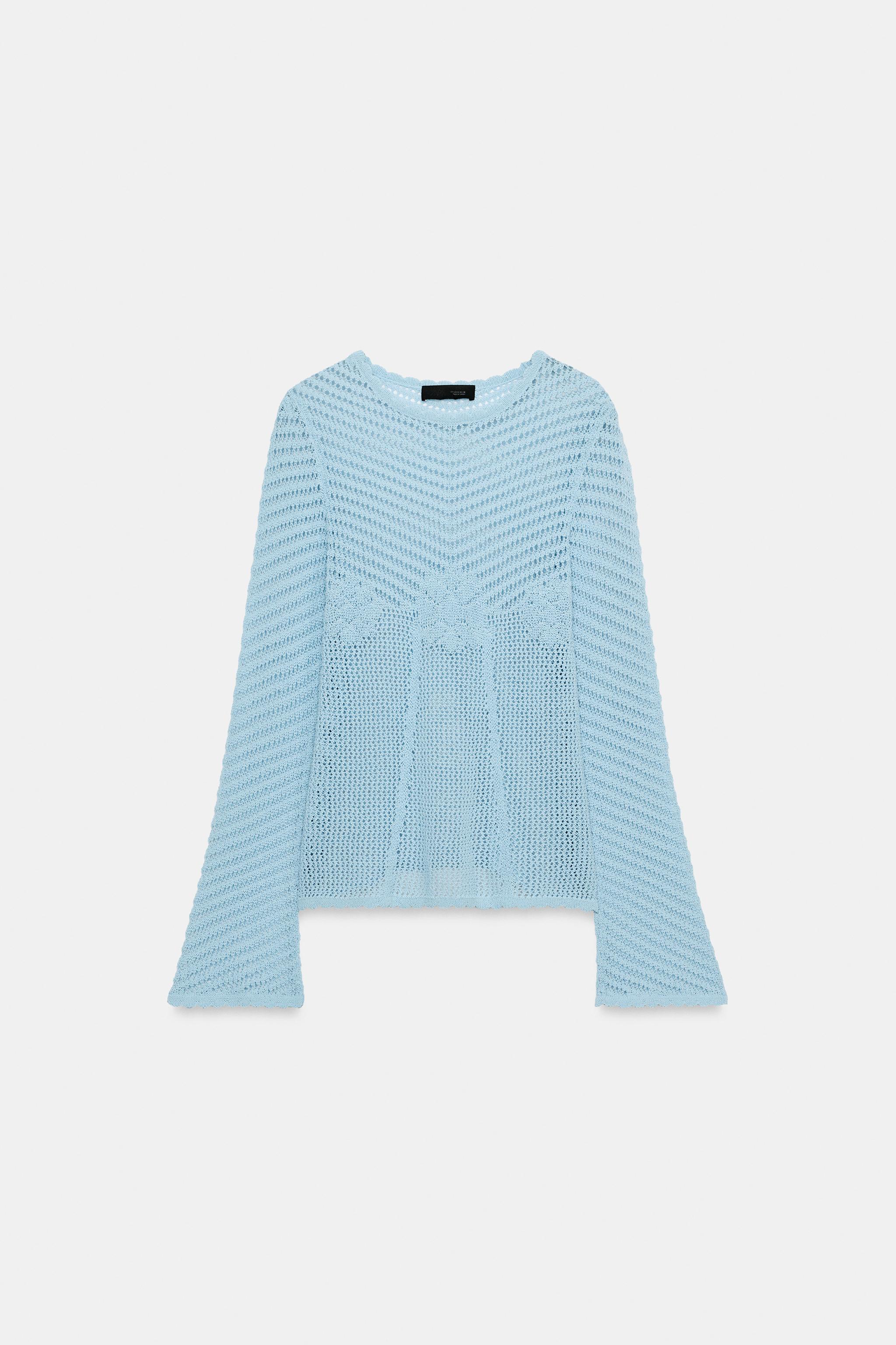 FLARED SLEEVE KNIT JUMPER